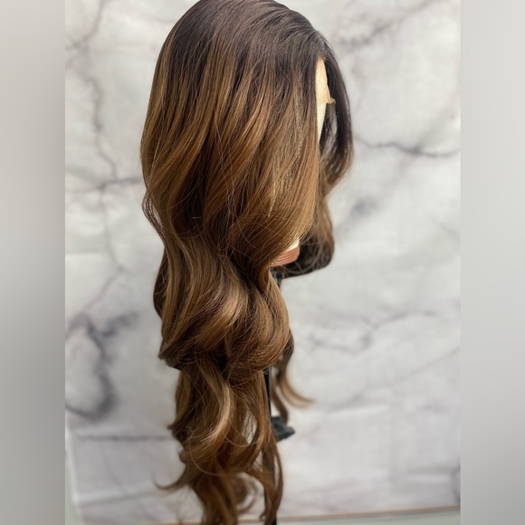 Ombre Brown Lace Wig - Picture 5 of 7